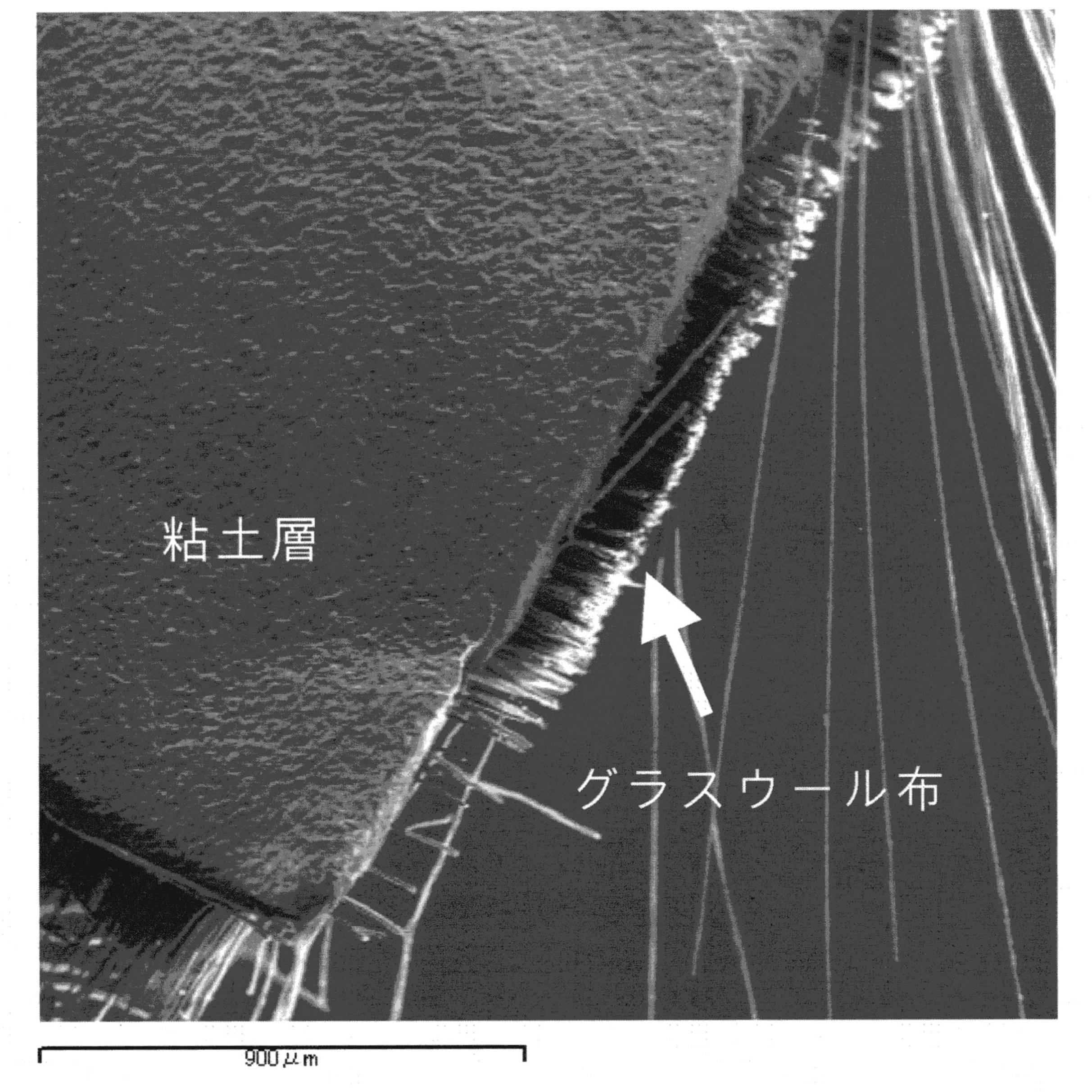 高いガスバリア性を持つ布と粘土の複合膜技術