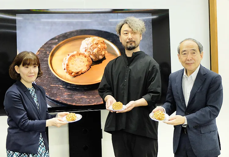廃棄おから × キユーピー特許で誕生した“サクサクおからシュー”