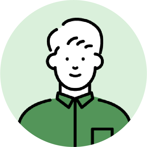 男性の絵