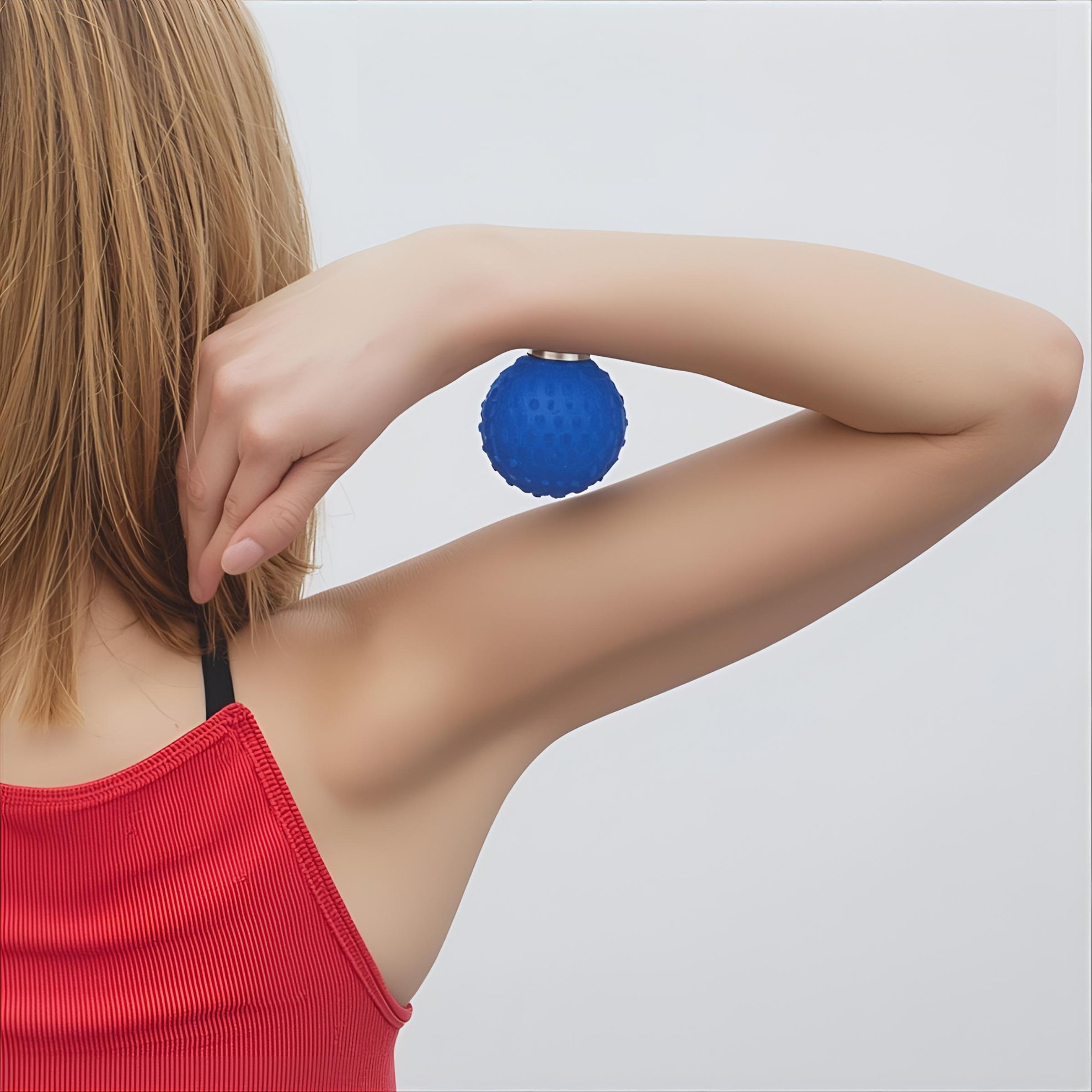 壷位置調整柄付マッサージボール