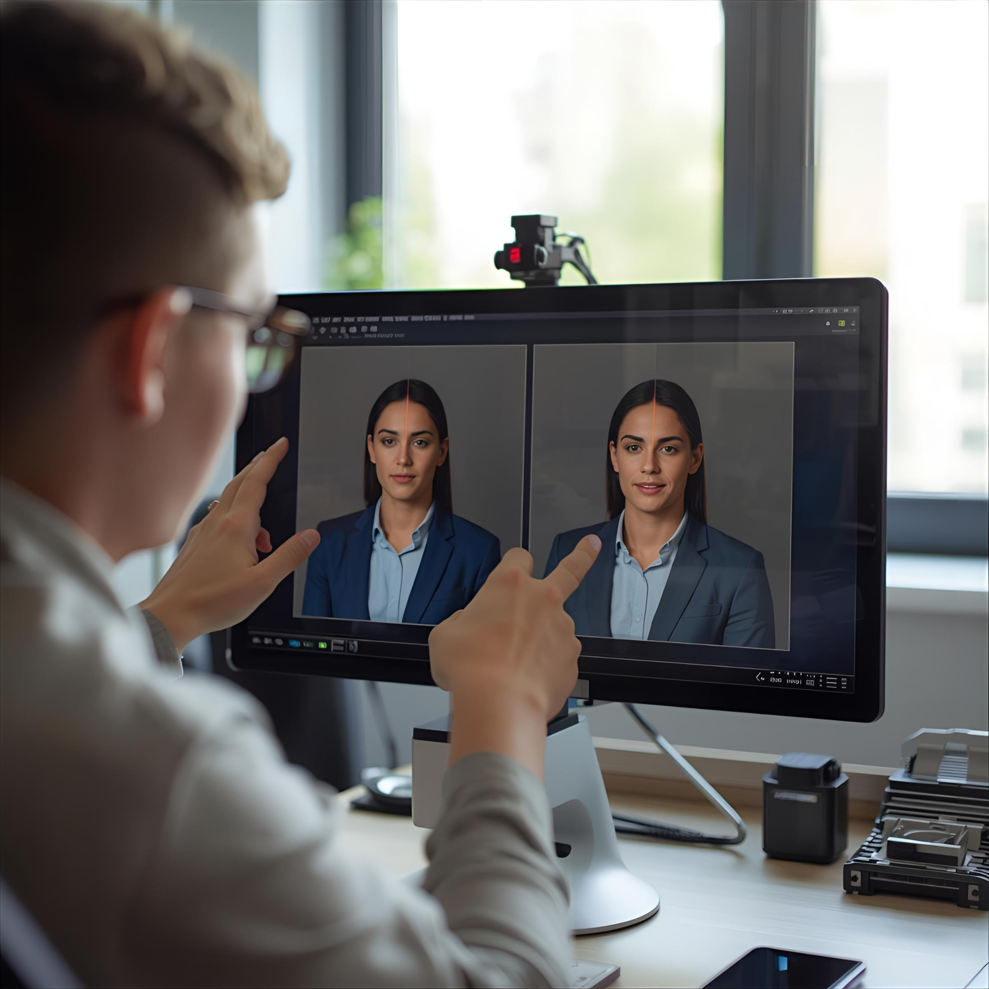 画像位置合わせの最高峰、眼球撮影画像と視線方向撮影画像の鮮明な一致