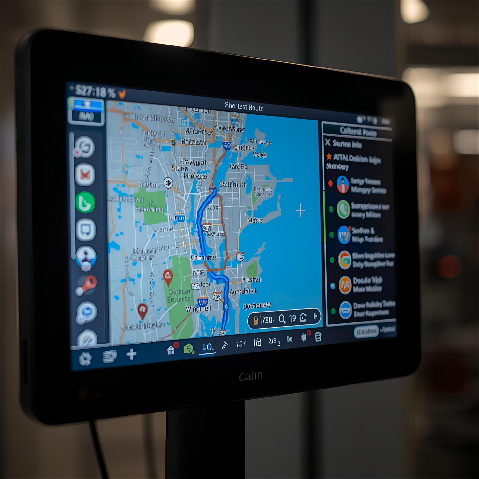 計画的なルート生成と効率的な情報表示を可能にする情報処理装置